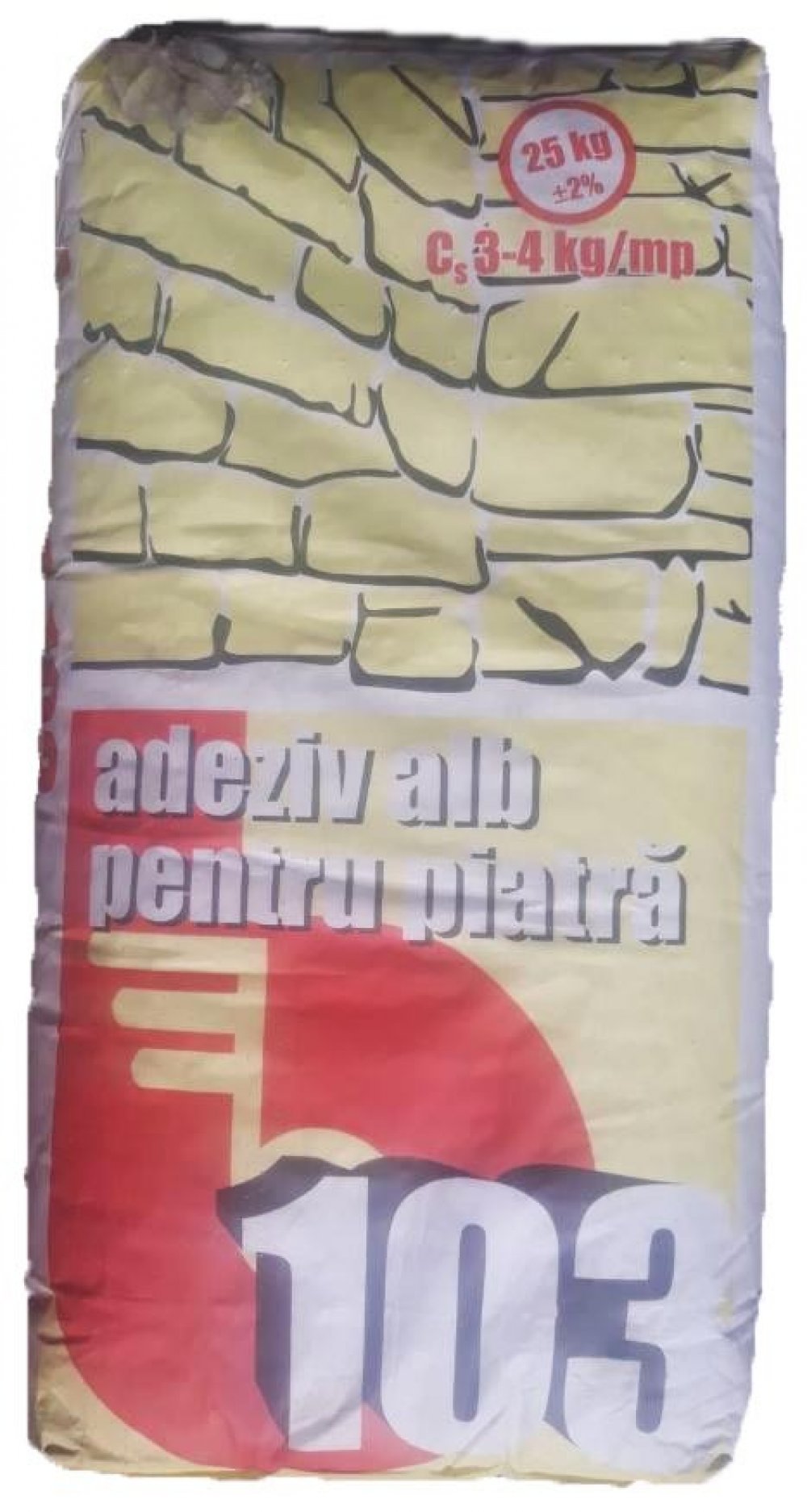 Adeziv alb pentru piatra naturala B103 Marmoflex, 25 kg / sac, 54 saci / palet