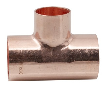Teu redus cupru lipire 22x18x22 HEIZTECH