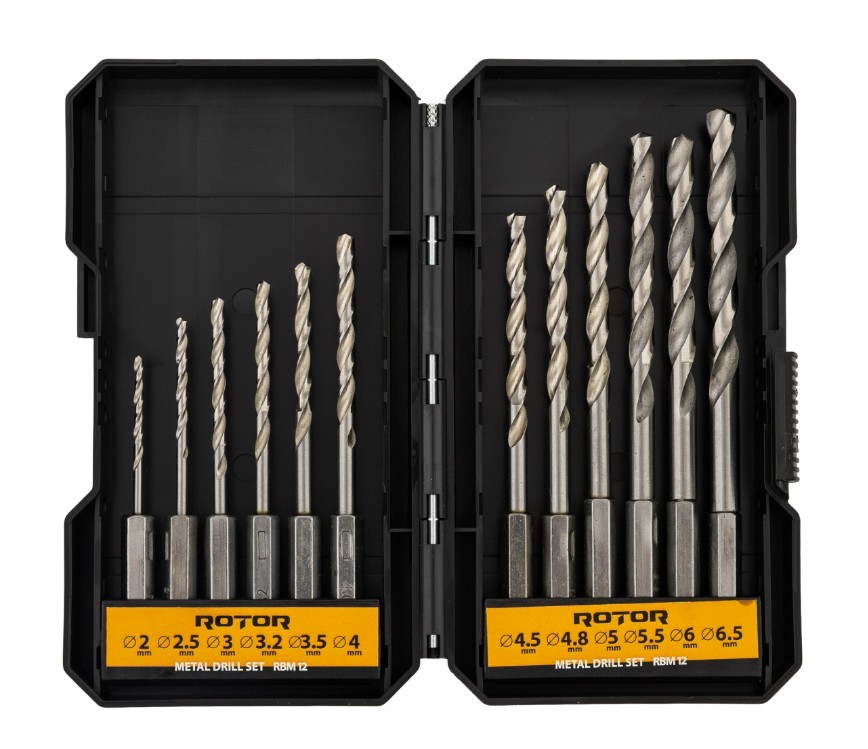 RBM12 Set burghie metal, HEX, 19 piese ROTOR