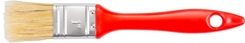 PENSULĂ LATĂ 25MM FIR ALB MÂNER PLASTIC PT VOPSELE INTERIOR