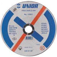 Disc debitare aluminiu, Unior, 125 x 22 x 3 mm