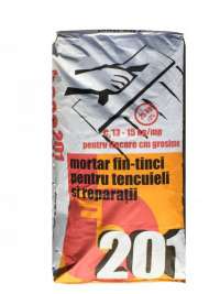 Mortar fin pentru tencuieli interior/exterior tinci gri B201 25kg [54saci/palet]