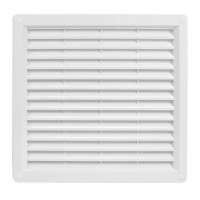 Grila aerisire  cu plasa, pentru ventilatia incaperilor, alba, 15cm x 15cm