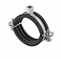 Colier metalic greu pentru tevi, cu garnitura de cauciuc, 59 - 64 mm, 2