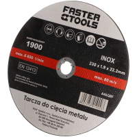 Disc debitare inox, Faster Tools, 115 x 1 x 22.2 mm