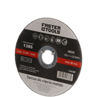 Disc debitare inox, Faster Tools, 125 x 1 x 22.2