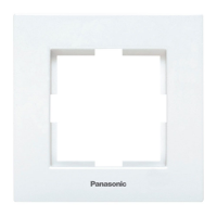 Rama decor pentru aparataj modular Panasonic 1P alb