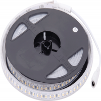 Banda cu leduri 5 x 120 LED/ IP20/ 9.6W / m, culoare: 2700K, tip led: 3528, rola 5 m 