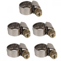 Colier metalic pentru aer comprimat, 8 - 12 mm, set 5 bucati