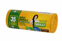 Saci menaj super rezistenti 35L Brilli galben, pret / buc